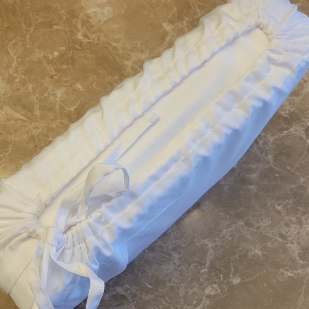HB CLOUDLAND Elegant Queen 100% Bamboo Sateen White Bed Sheets. Hypo-allergenic - Picture 4 of 7